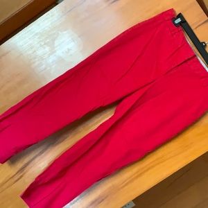 Talbots red size 6 pants (their Signature style) chinos